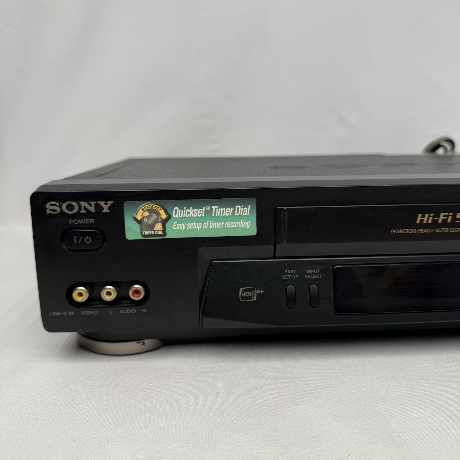 Sony SLV-N71 Hi-Fi Stereo VHS VCR 4 Head Tested Working – No Remote