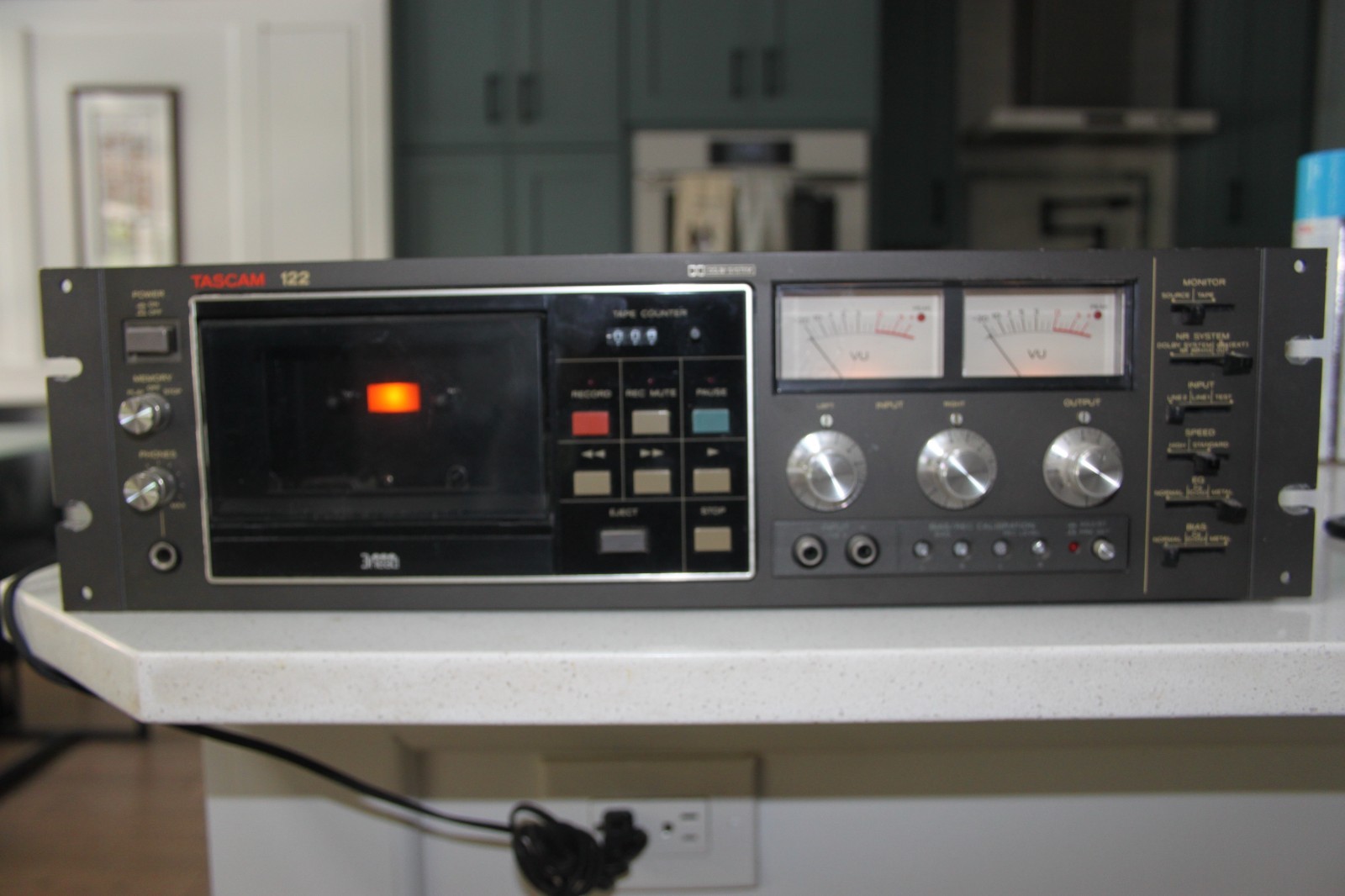 Tascam 122 Pro Audiophile Cassette Deck Recorder Player Dolby TESTED
