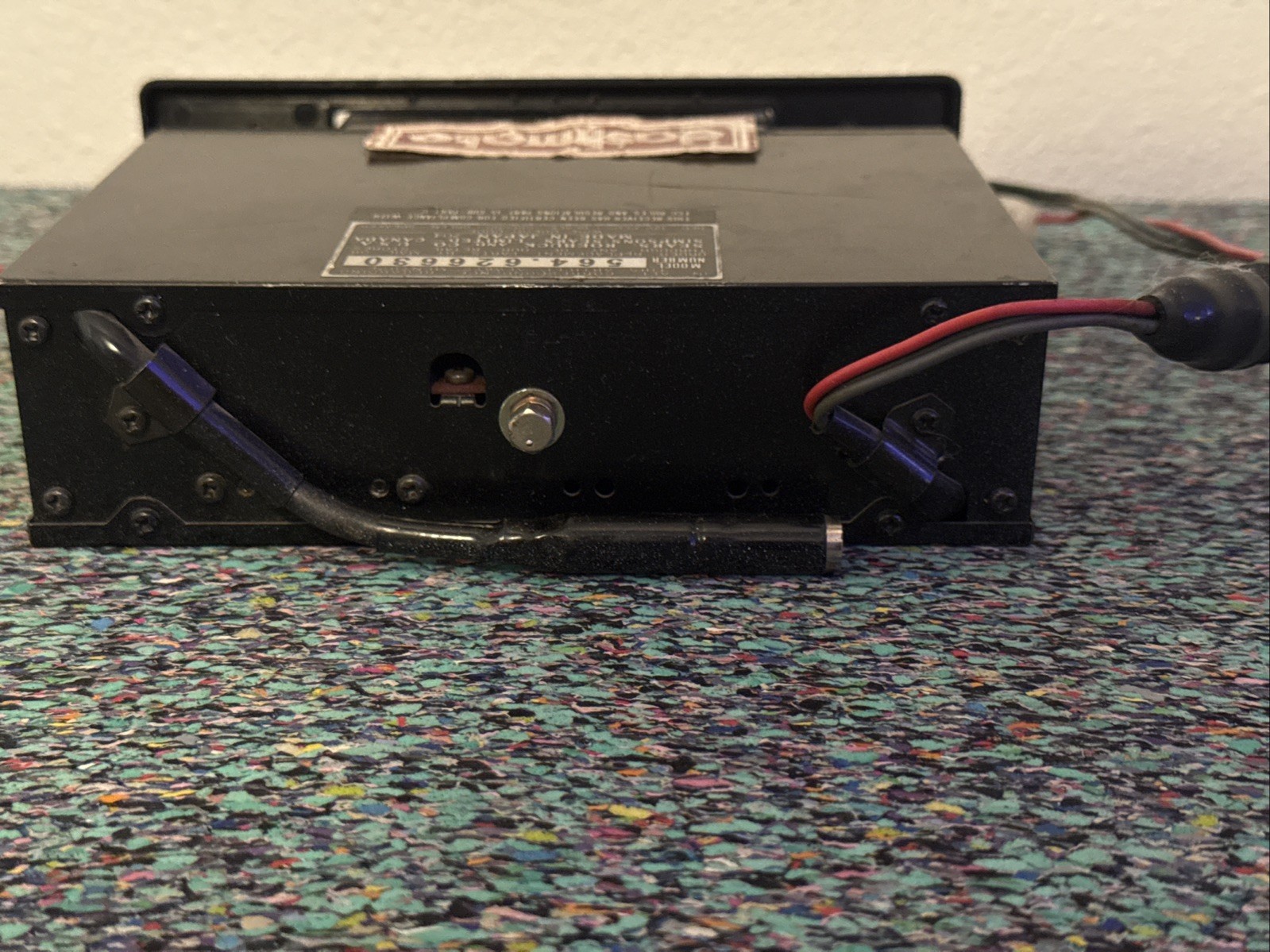 Vintage Sears Roebuck 564-626630 AM FM Car Transistor Auto Radio UNTESTED