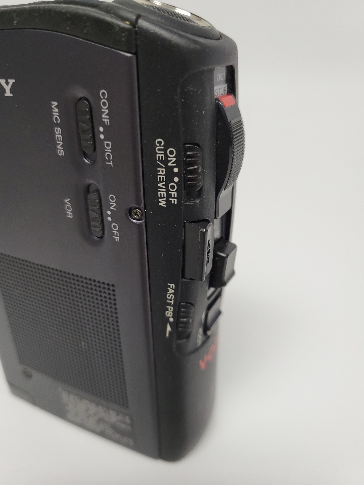 Vintage 1990s Sony BM-21 Portable Dictator Cassette Player Recorder