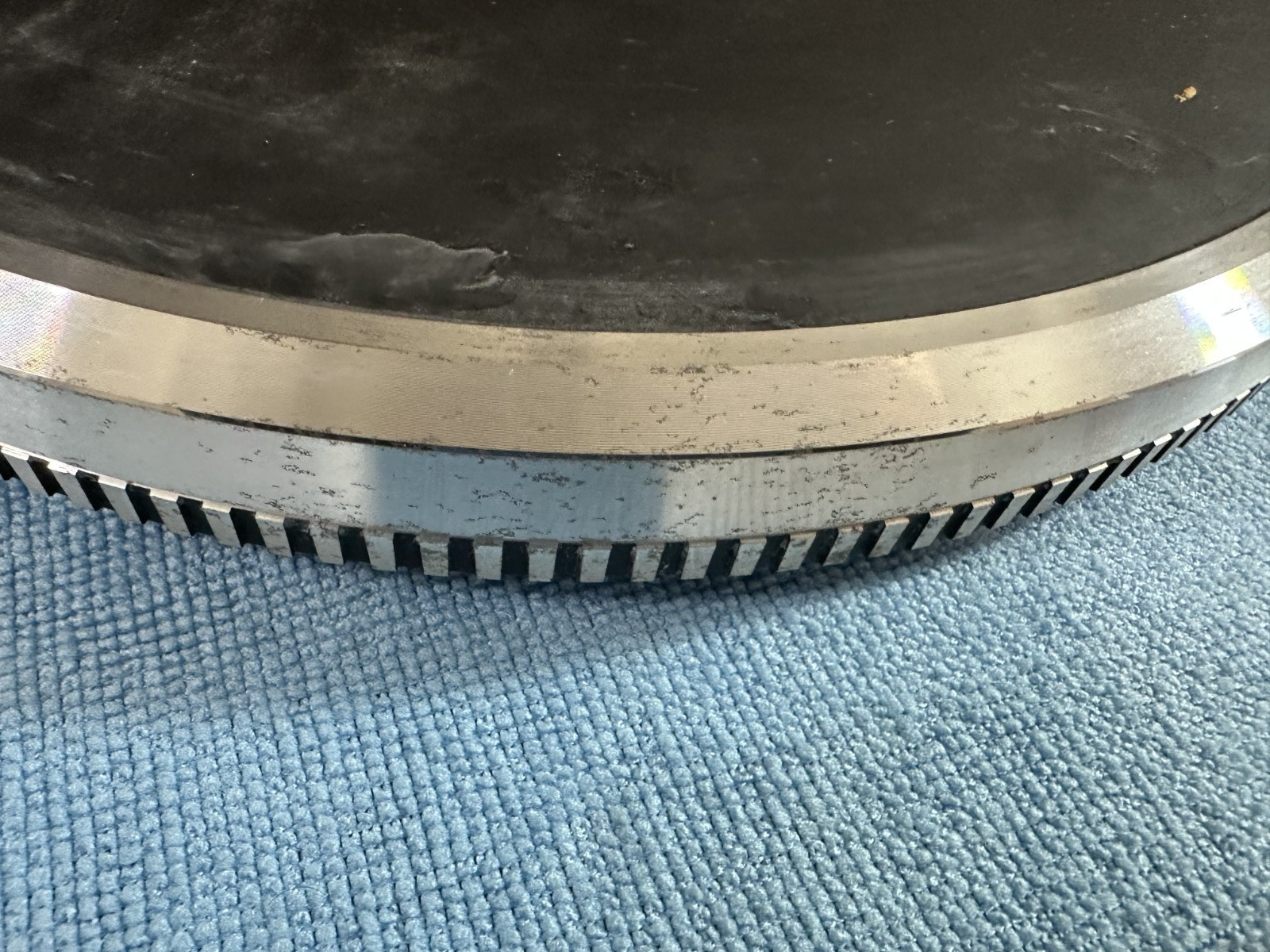 Technics SL-Q3 Vintage Turntable parts Original Platter & rubber mat
