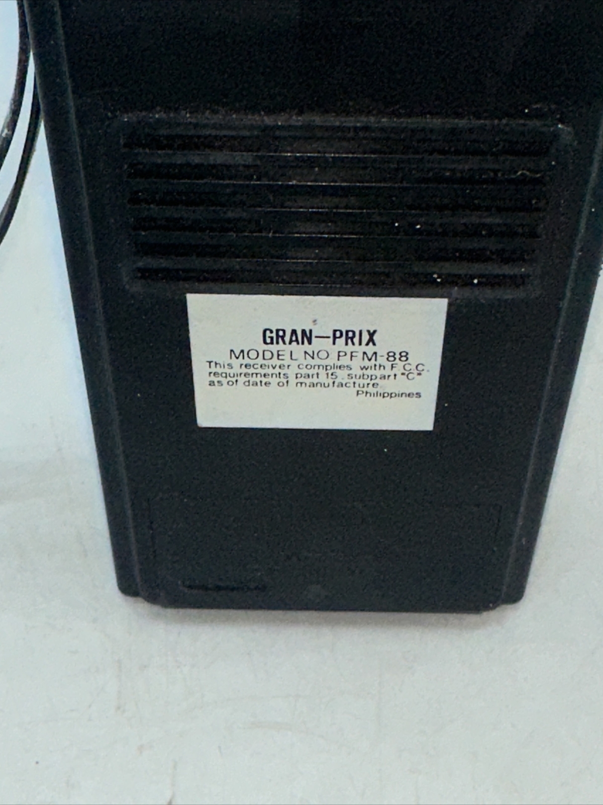 Vintage Gran Prix AM FM Pocket Radio Model PFM-88 – WORKS
