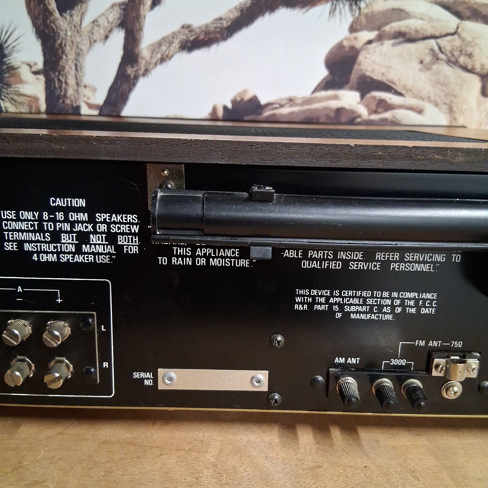Realistic STA-85 AM/FM Stereo Receiver Vintage 1970’s Black Face PLS READ!