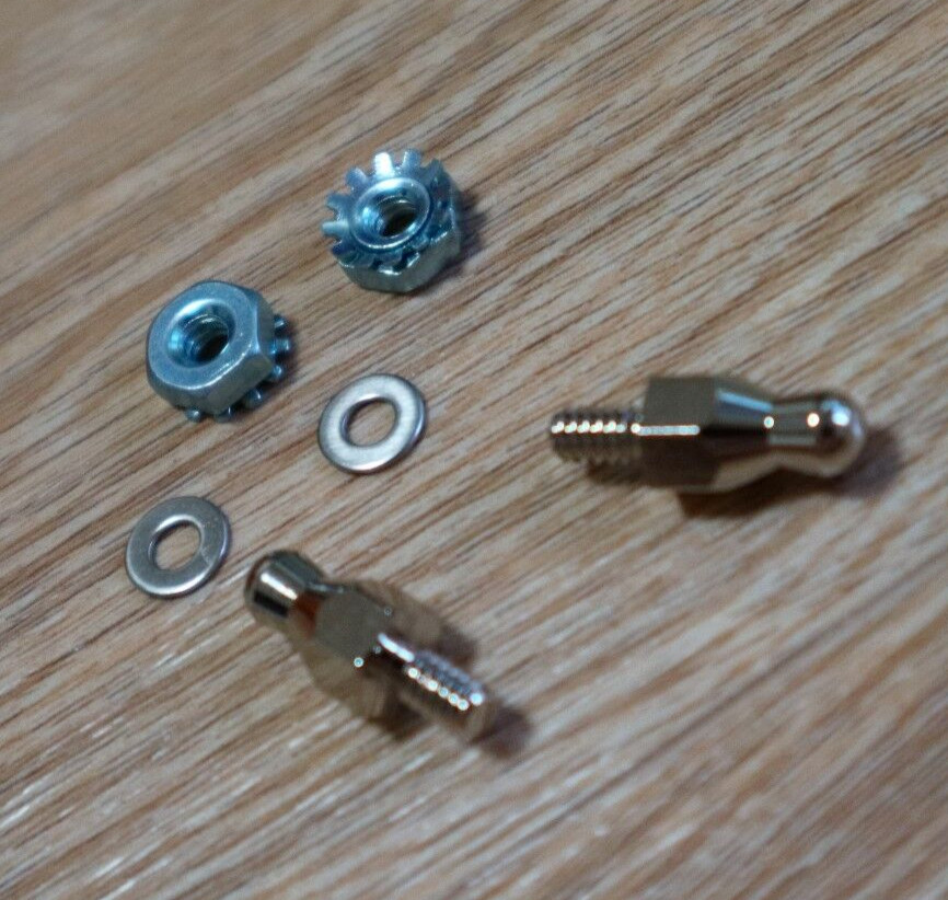 TUBE AMP CAGE POSTS / FASTENER and CLIP for McINTOSH MARANTZ HEATHKIT AMPLIFIER