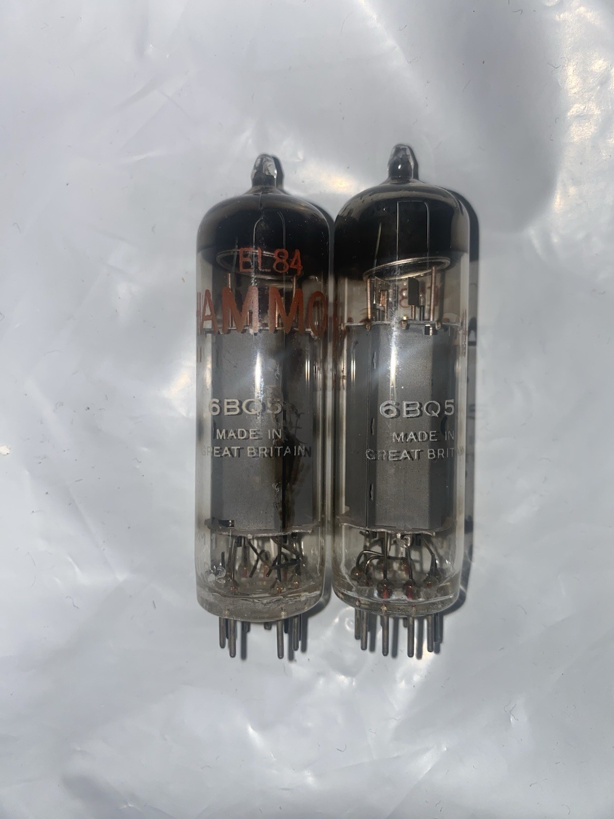 Pair of Hammond 6BQ5 tubes/matched set!