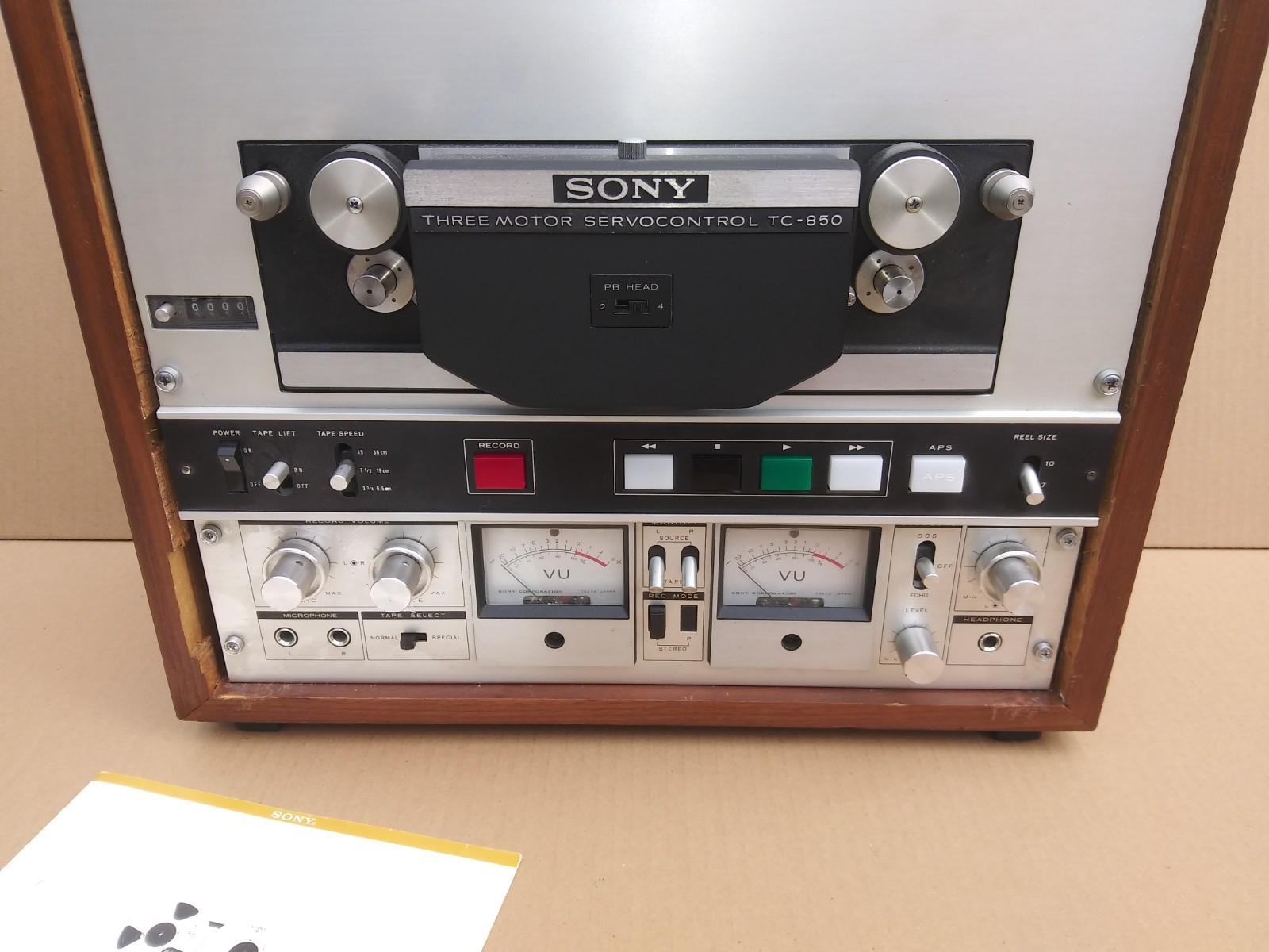 Sony TC-850 Semi Mastering Reel to Reel SOLD FOR PARTS