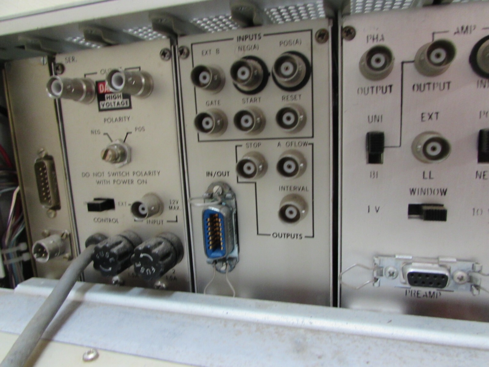 Vintage Electronics Chassis BIN Power Supply Cards Ortec Cameca Camberra