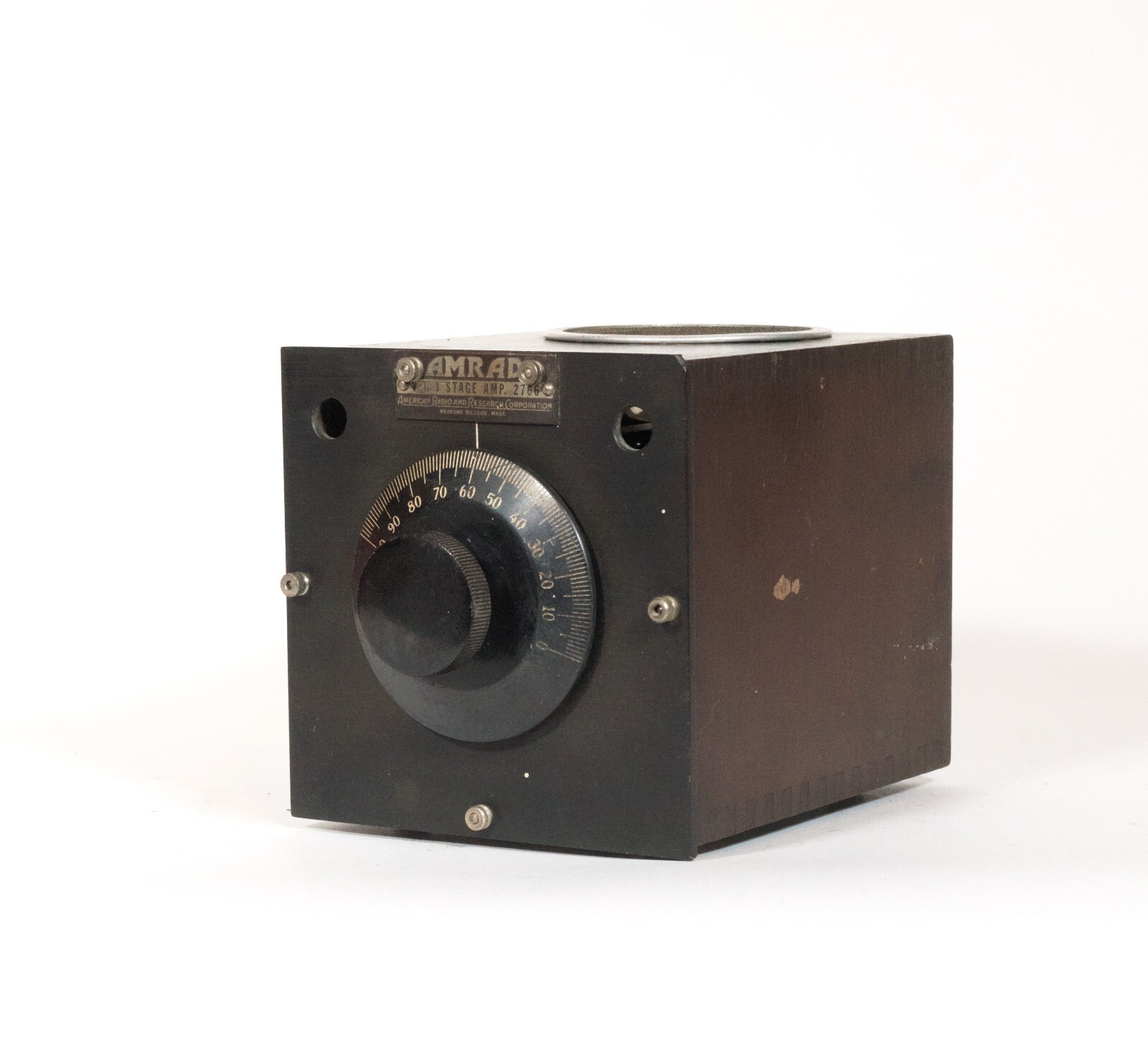 1922 Amrad 2575 Crystal Radio & Matching Amrad 2766 One-Stage Amp * Both Working