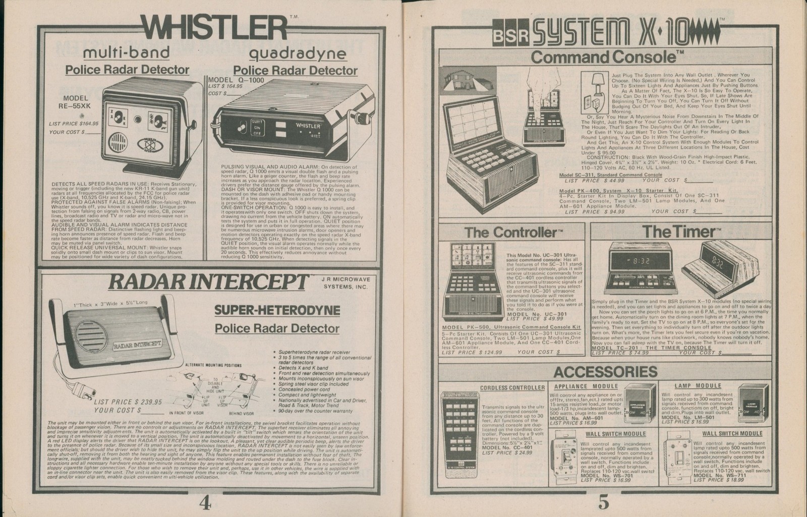 1980 Electronics Buyer Guide Book Fuzzbuster Car Stereo TDK Tape Wireless Phones