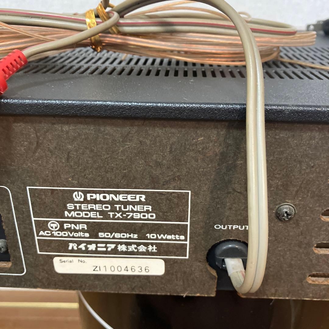Pioneer TX-7900 Tuner SA-7900 Amp DT-400 Timer PL-260 Player Used Set