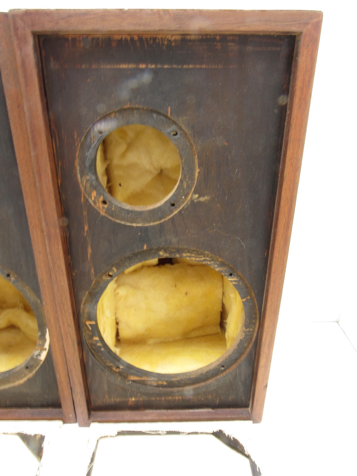 PAIR Acoustic Research AR-4x ORIGINAL EMPTY WOOD CABINETS