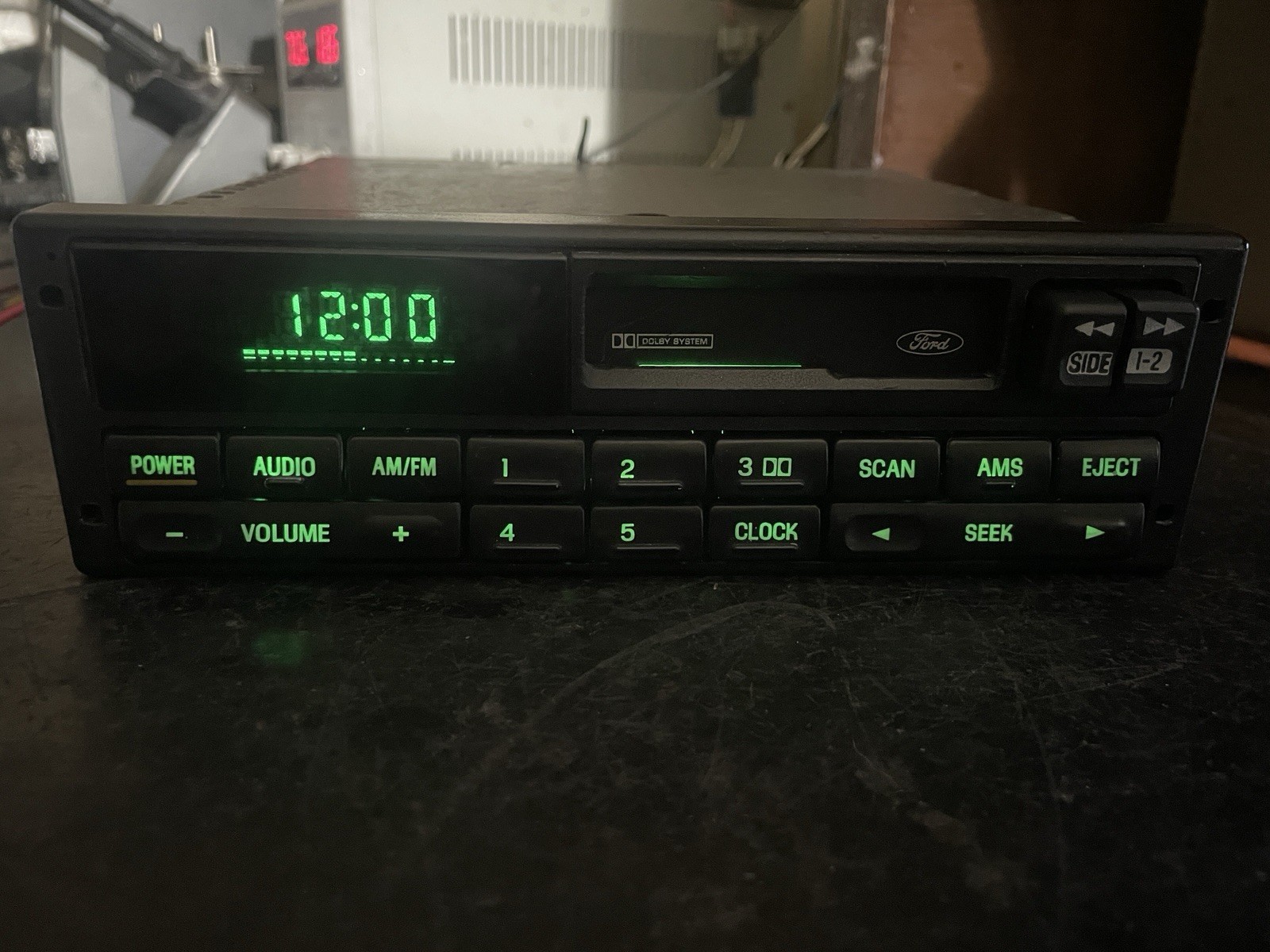 1993 – 94 AM/FM Ford Cassette Radio w/Bluetooth, Ford Ranger, Explorer, Contour