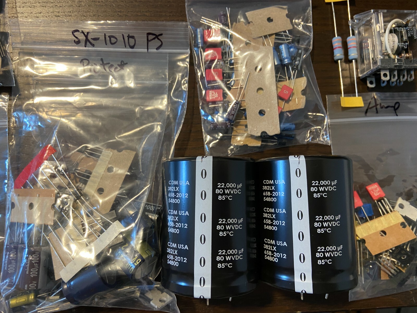 Pioneer SX-1010 Complete Rebuild Kit High-Quality Receiver Recap Transistors