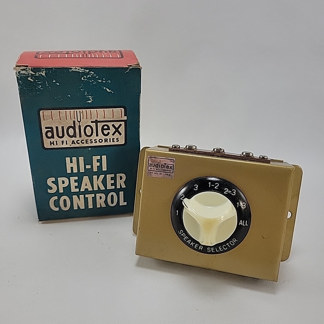 Vintage AudioTex Hi Fi Speaker Control Cat # 30-360