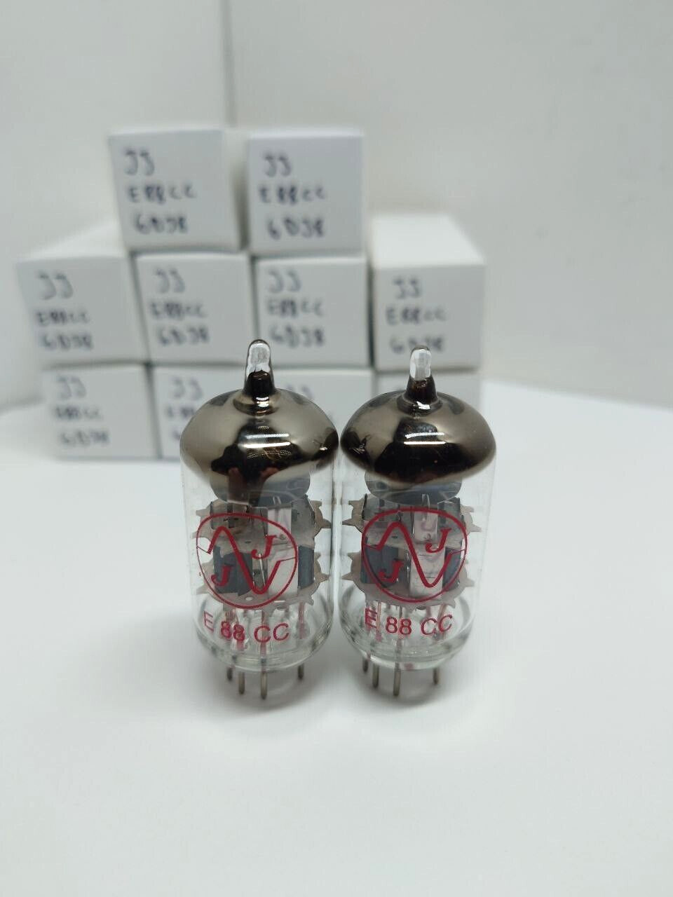 Pair 2pc NOS JJ E88CC 6DJ8 Slovakia Tested Strong Life Test Great Vacuum TUBE