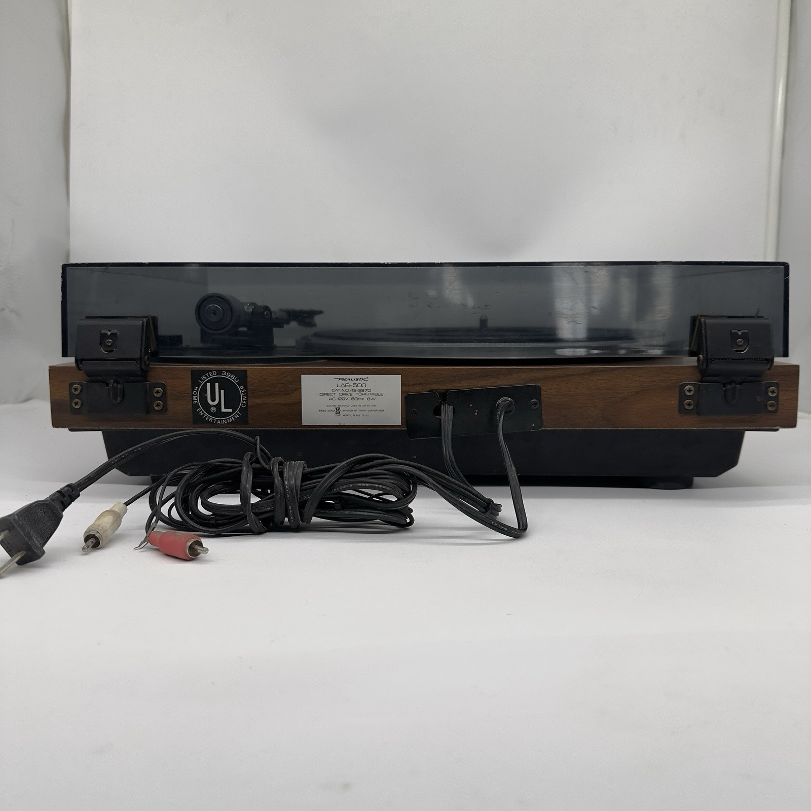 Realistic LAB-500 Fully Automatic Direct Drive Quartz Lock Turntable
