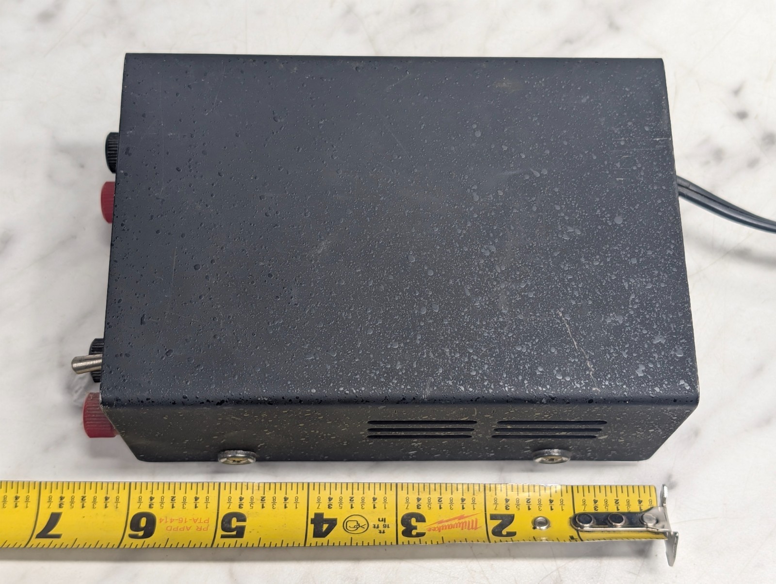 Vintage Electronic Power Supply / Test Unit Dual Binding Post Bench Box UNKNOWN