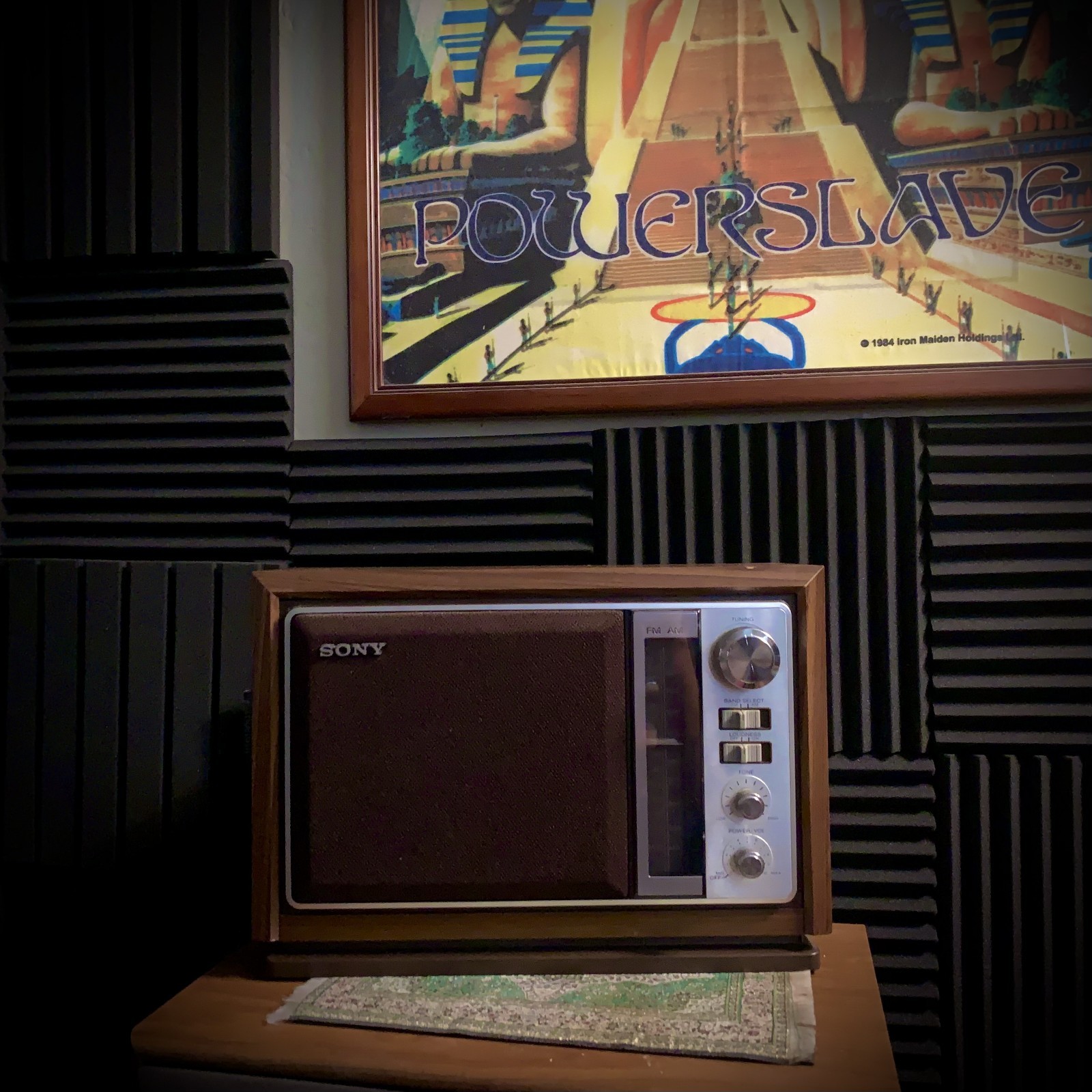 Vintage Sony ICF-9740W AM/FM Tabletop Radio