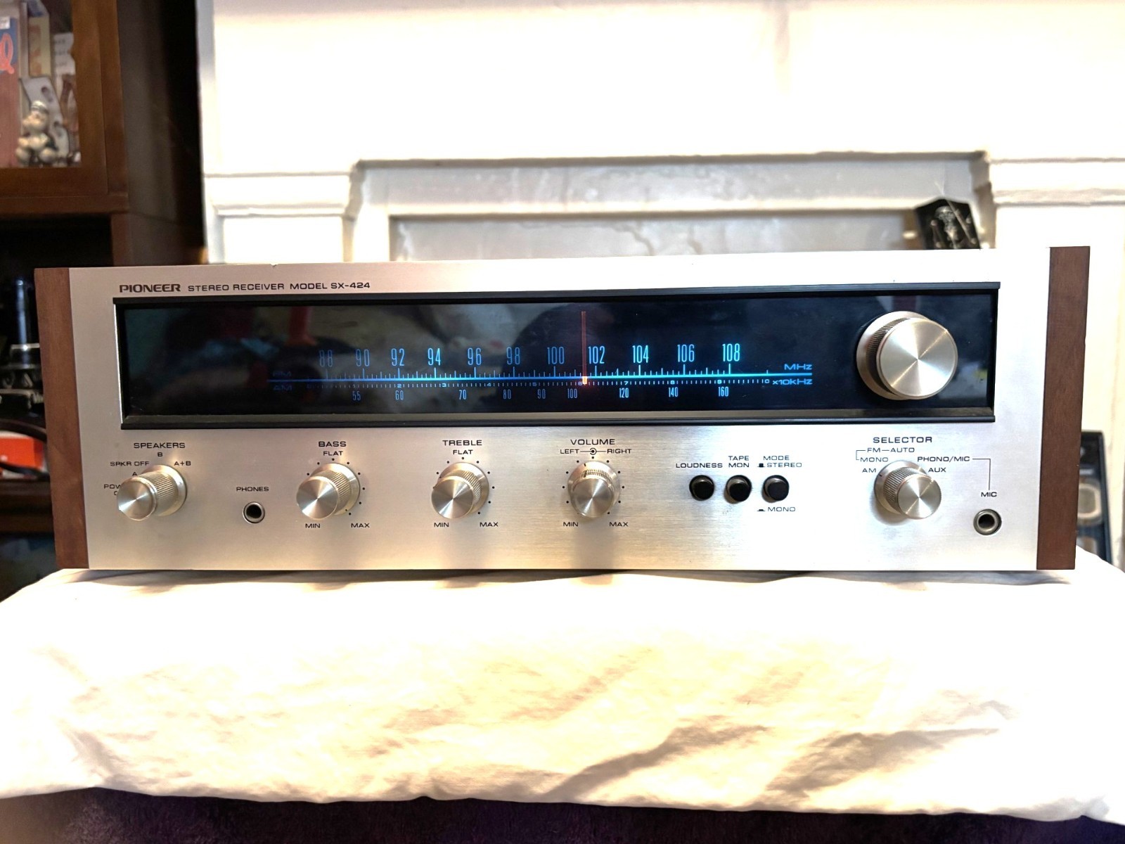 Pioneer SX-424 Stereo Receiver Tested Works