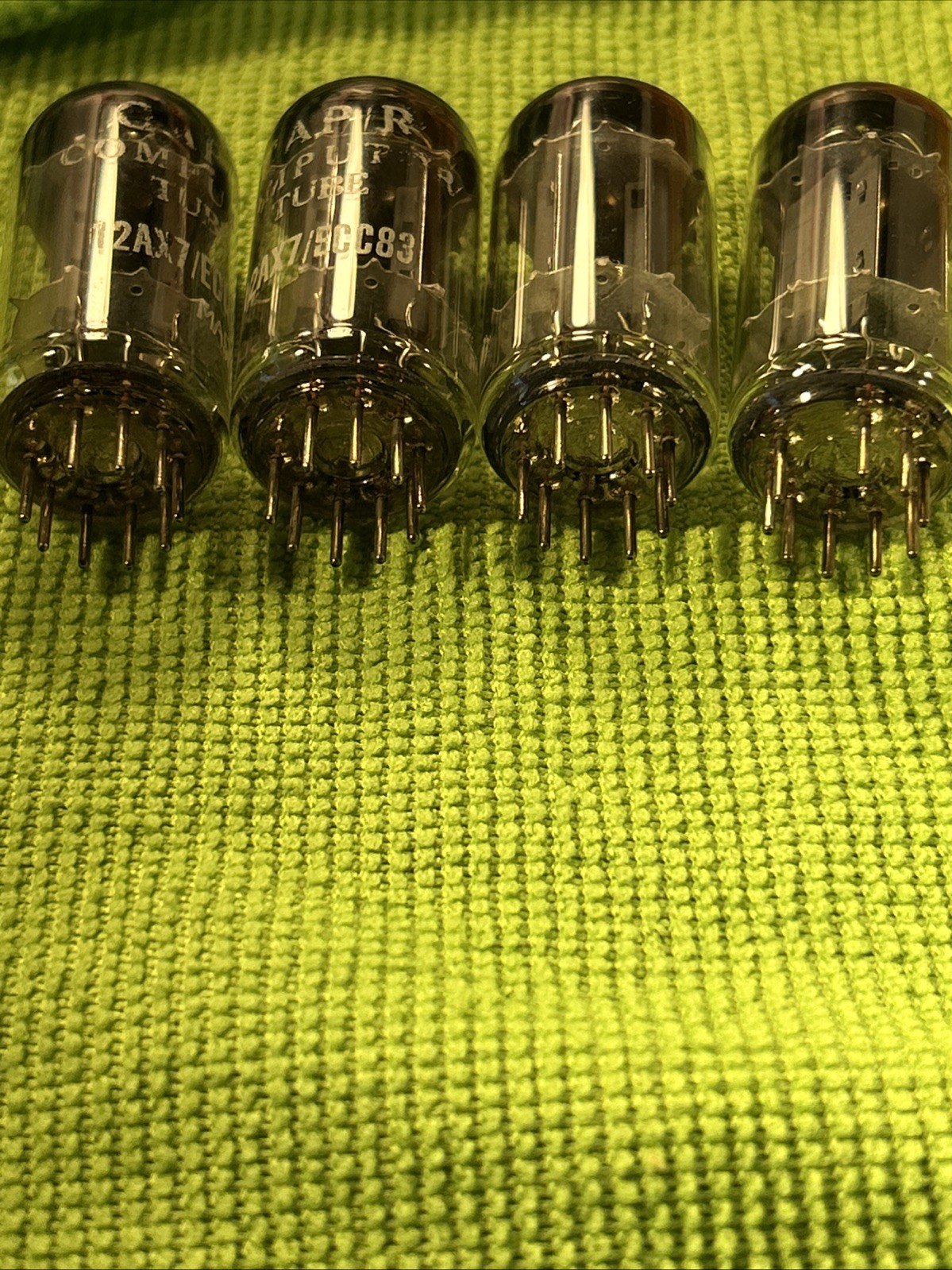 GAP/ K2-w x2 , 4 Telefunken 12AX7 Diamond Bot, Long Smooth Plates, Strong Test