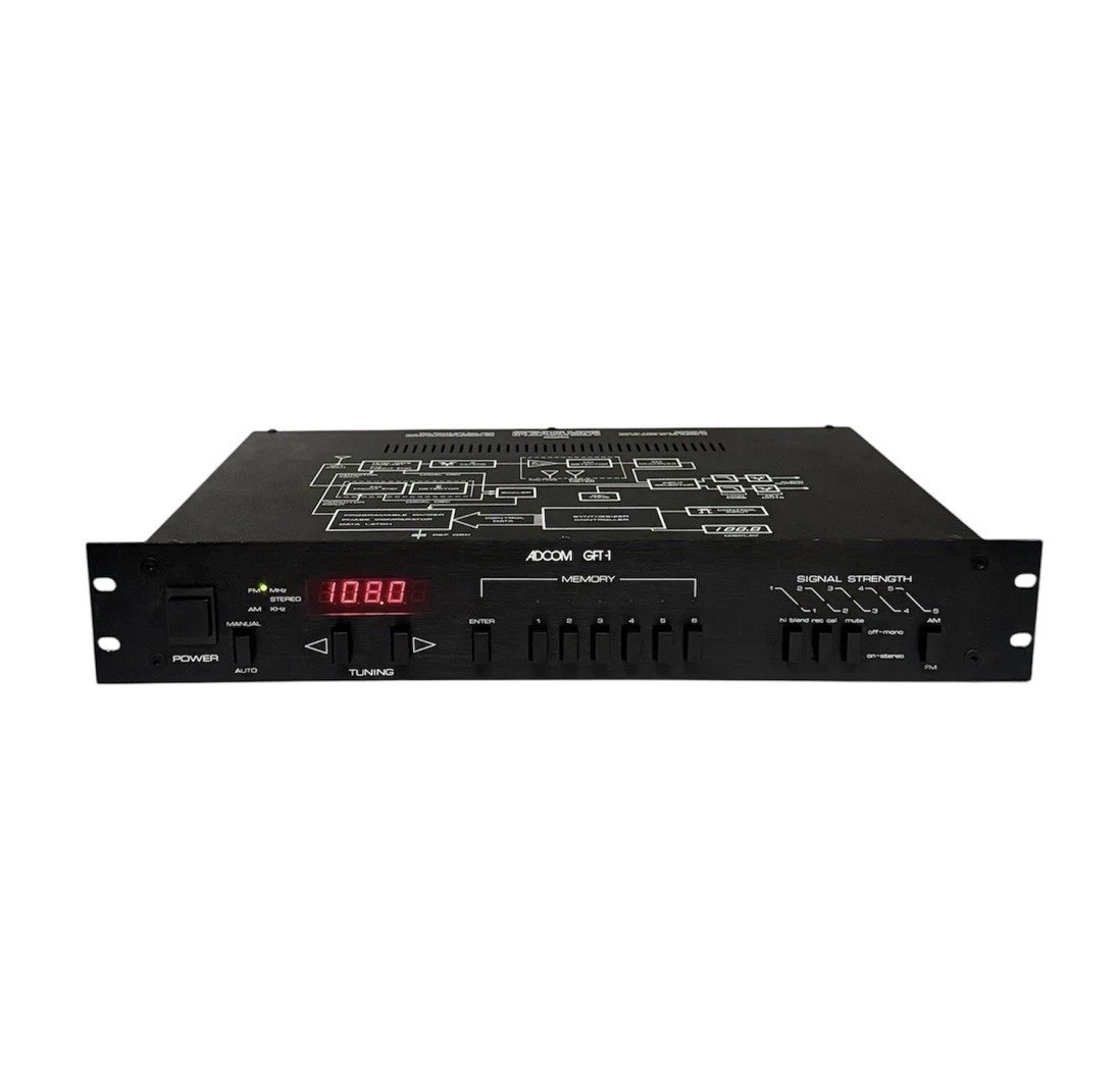 Adcom GFT-1 Quartz Referenced Digital AM/FM Stereo Tuner – WORKING
