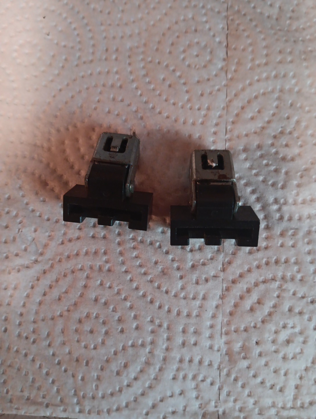 TECHNICS TURNTABLE DUST COVER HINGE SET SL-B100 SL-B200 SL-B210 SL-B300 – OEM