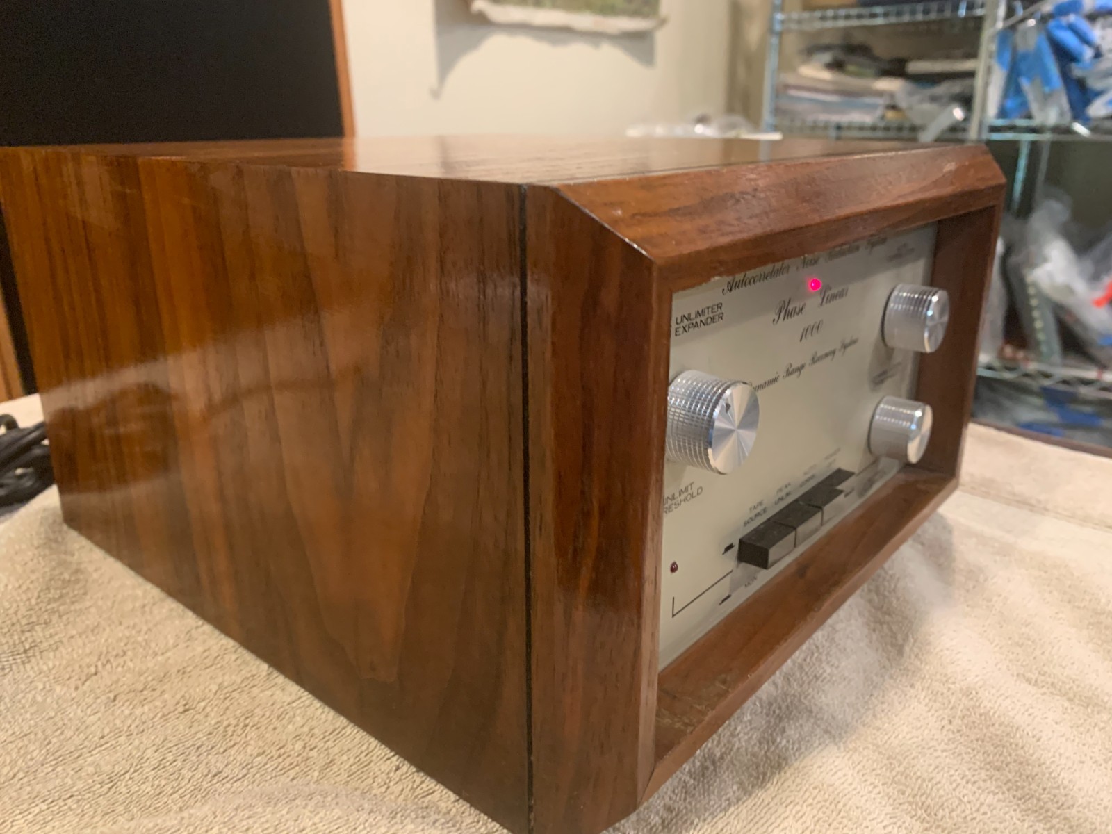 Phase Linear 1000 Autocorrelator Noise Reduction System w/ Nice Wood Case