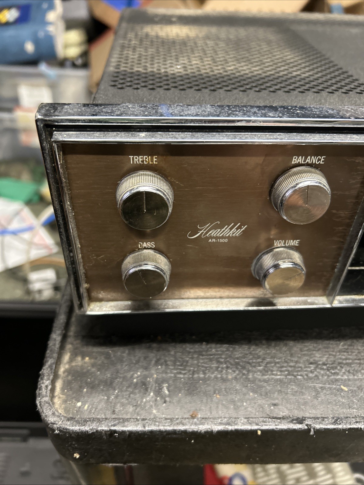 Vintage HeathKit Receiver AR-1500 Heath AMP Classic Audio as is parts repair