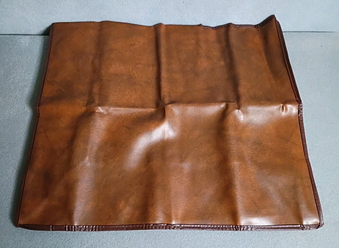 Vintage Recoton Video Deluxe VCR dust Cover w/ See-Thru Front Panel Brown