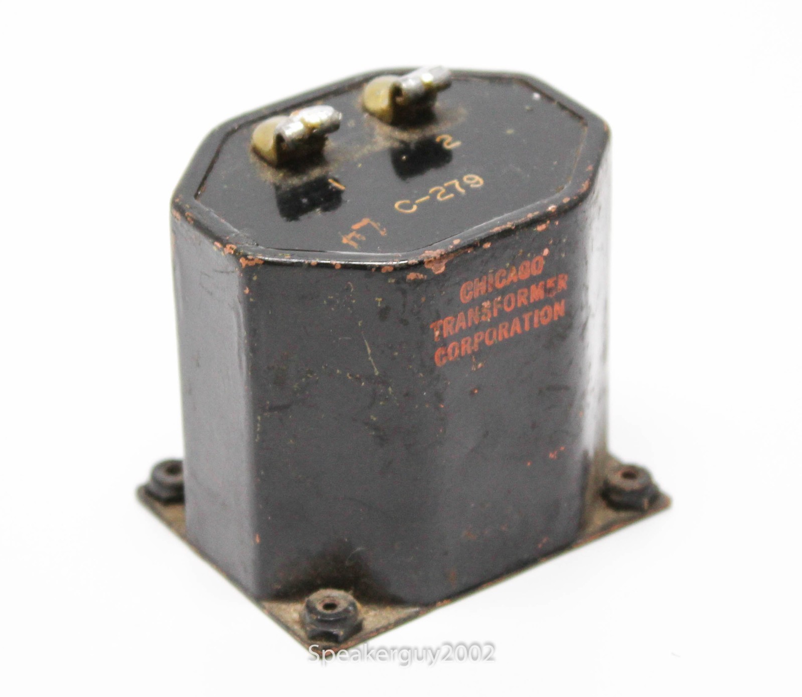 Vintage Chicago Transformer Shielded Power Supply Choke / 10.5H 474 Ohm — RM13