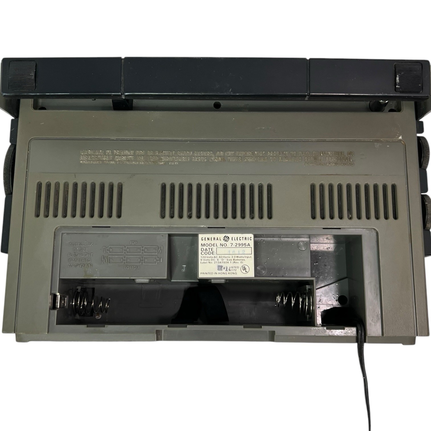 1975 GE The Searcher Model 7-2995A, AM/FM Radio/Scanner, Radio Works, Scanner?