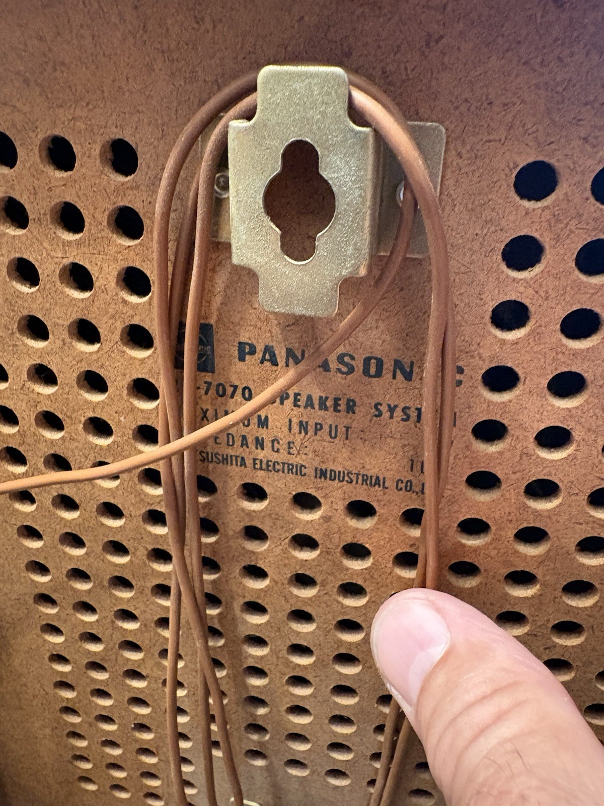 Vintage Panasonic Speakers System. Model RE-7070. Both Work And Sound Great