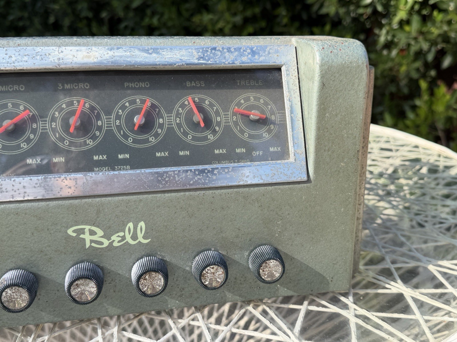 1950s Bell Sound Systems 3725B Vacuum Tube Amplifier PARTS/REPAIR