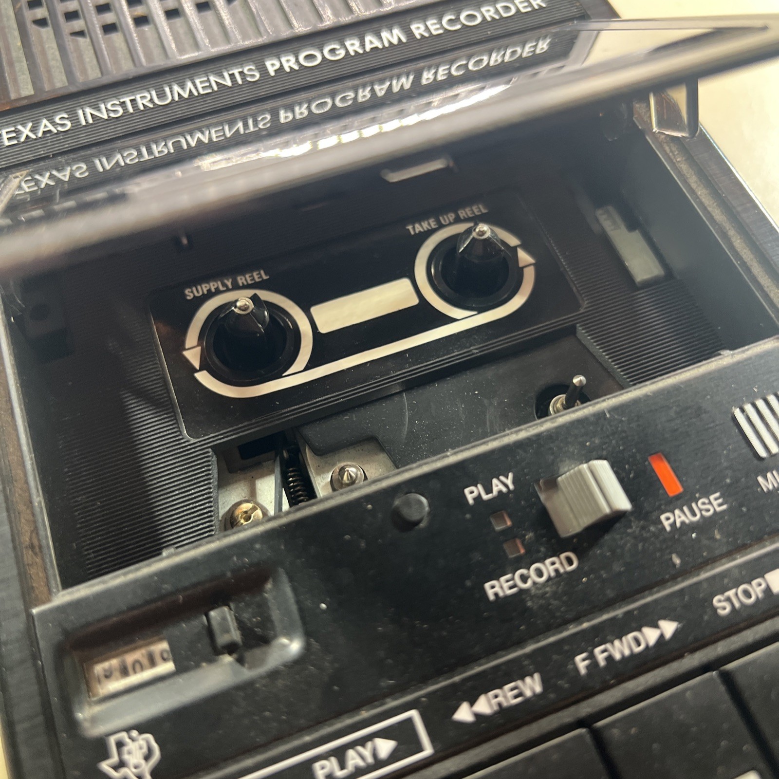 Texas Instruments Program Recorder Model No Power Cable 2700 Vintage
