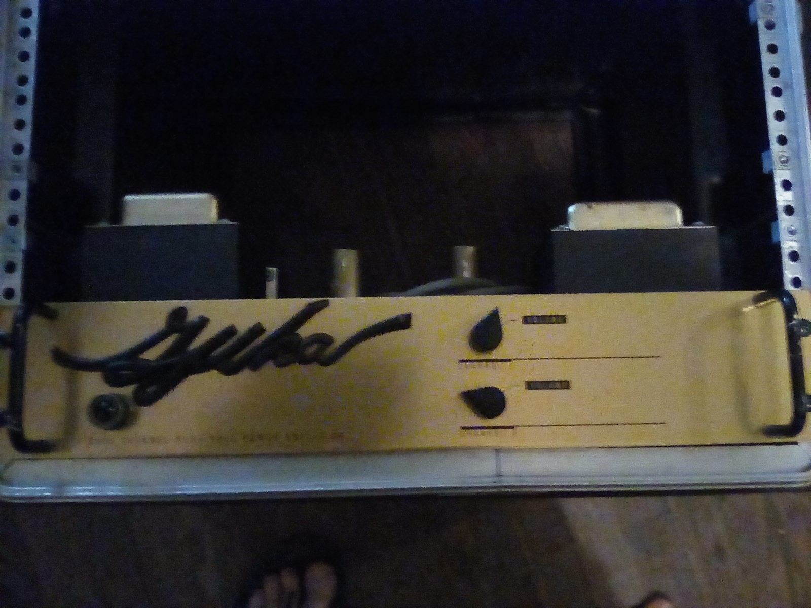 gjika rare prototype stereo tube push pull amp avid 11 preamp w footswitch