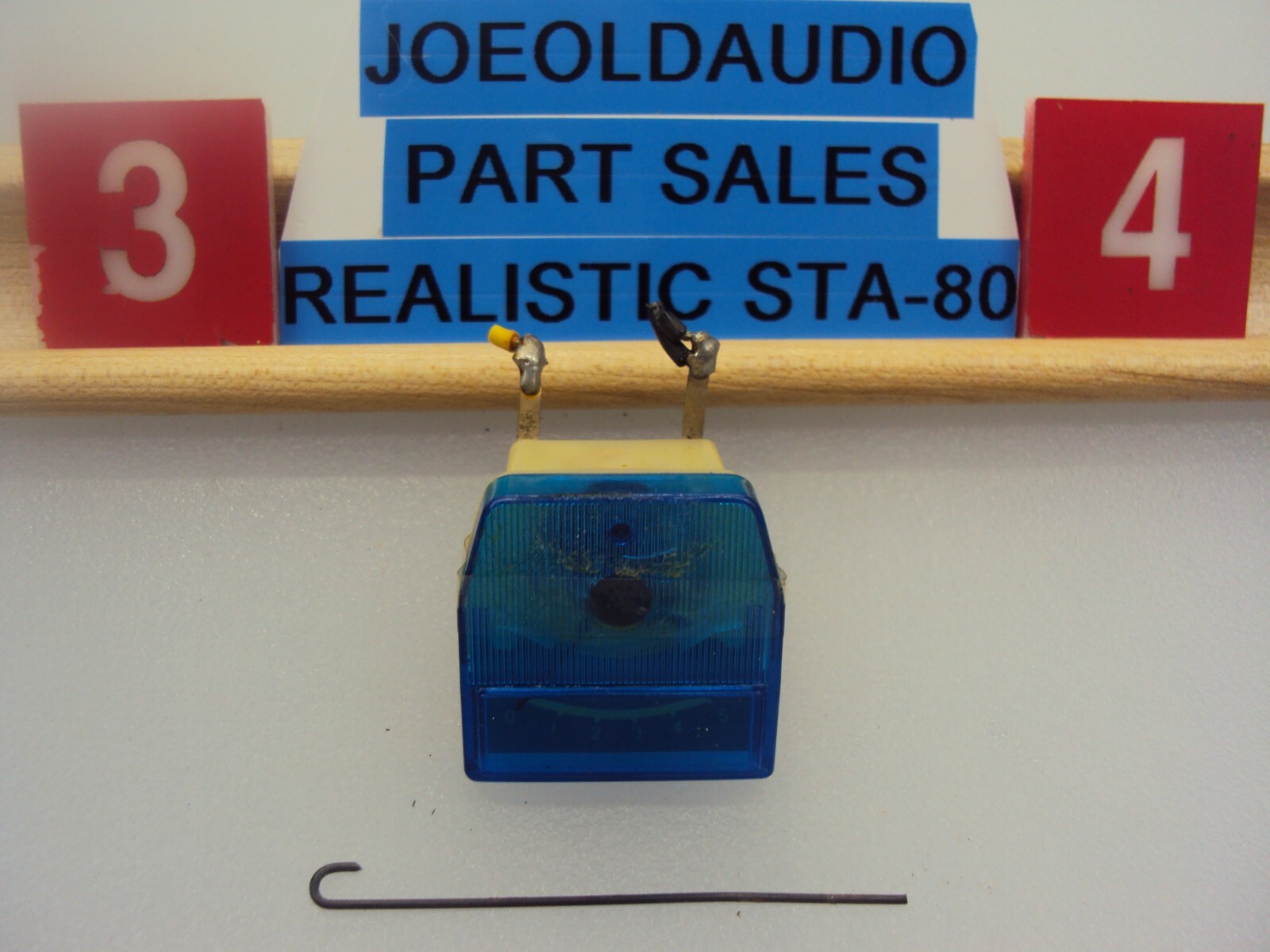 Realistic STA-80 Receiver Signal Meter & Mounting Clip. Parting Out STA-80