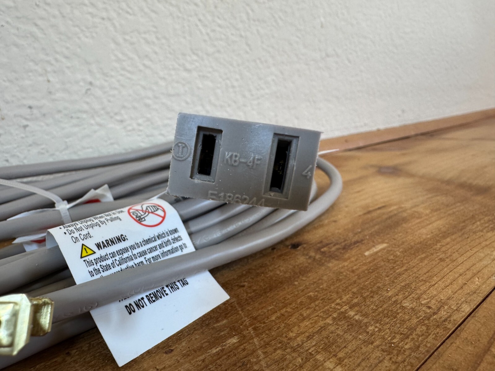 Reel to Reel Power Cord A/C Cable Replacement Teac Akai Pioneer 20′ AC POWER IN