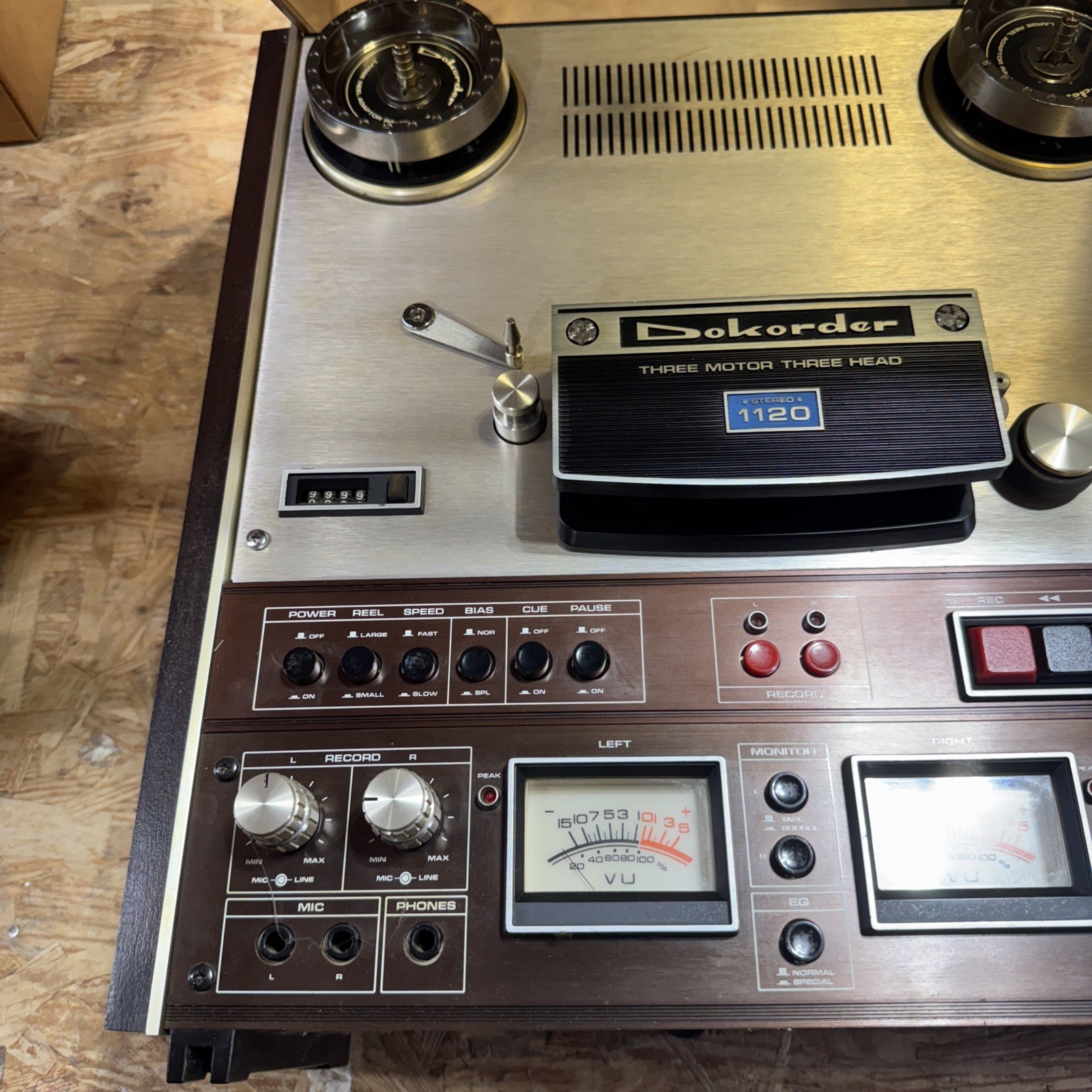 Dokorder 1120 Reel To Reel Tape Deck Great Cosmetic and Working Condition