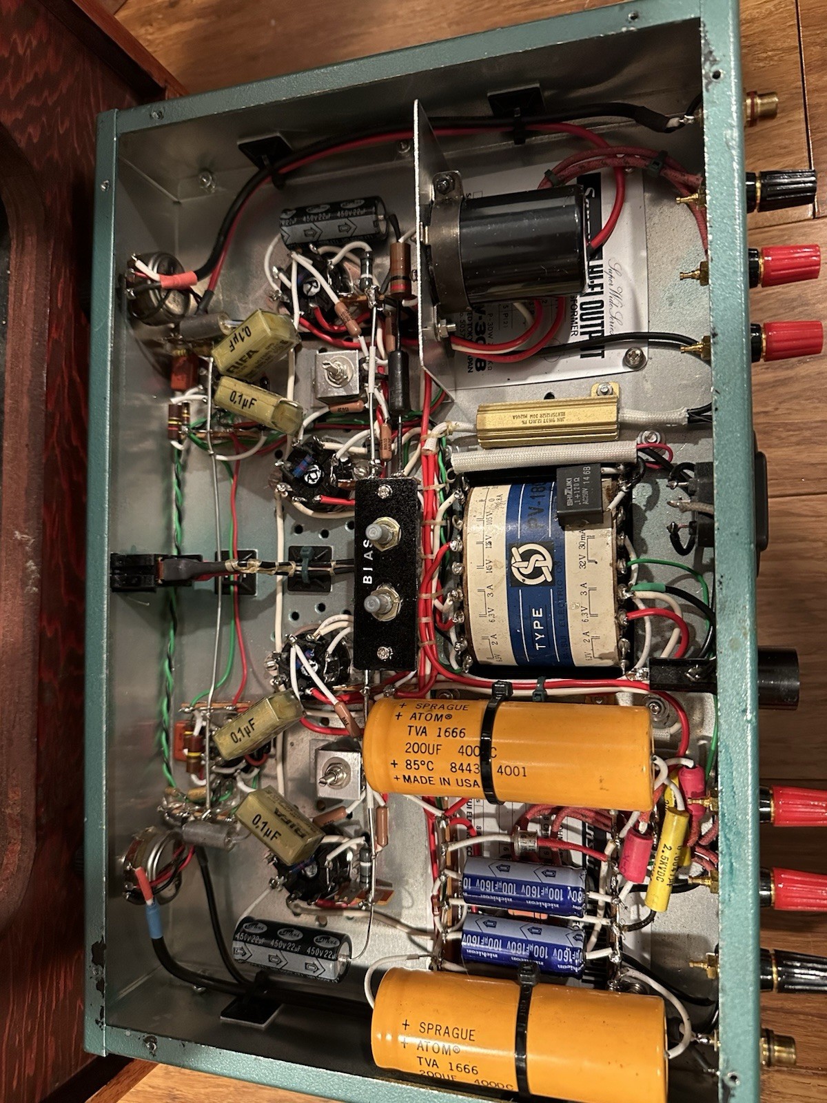 6V6 Tube Power Amplifier 100v