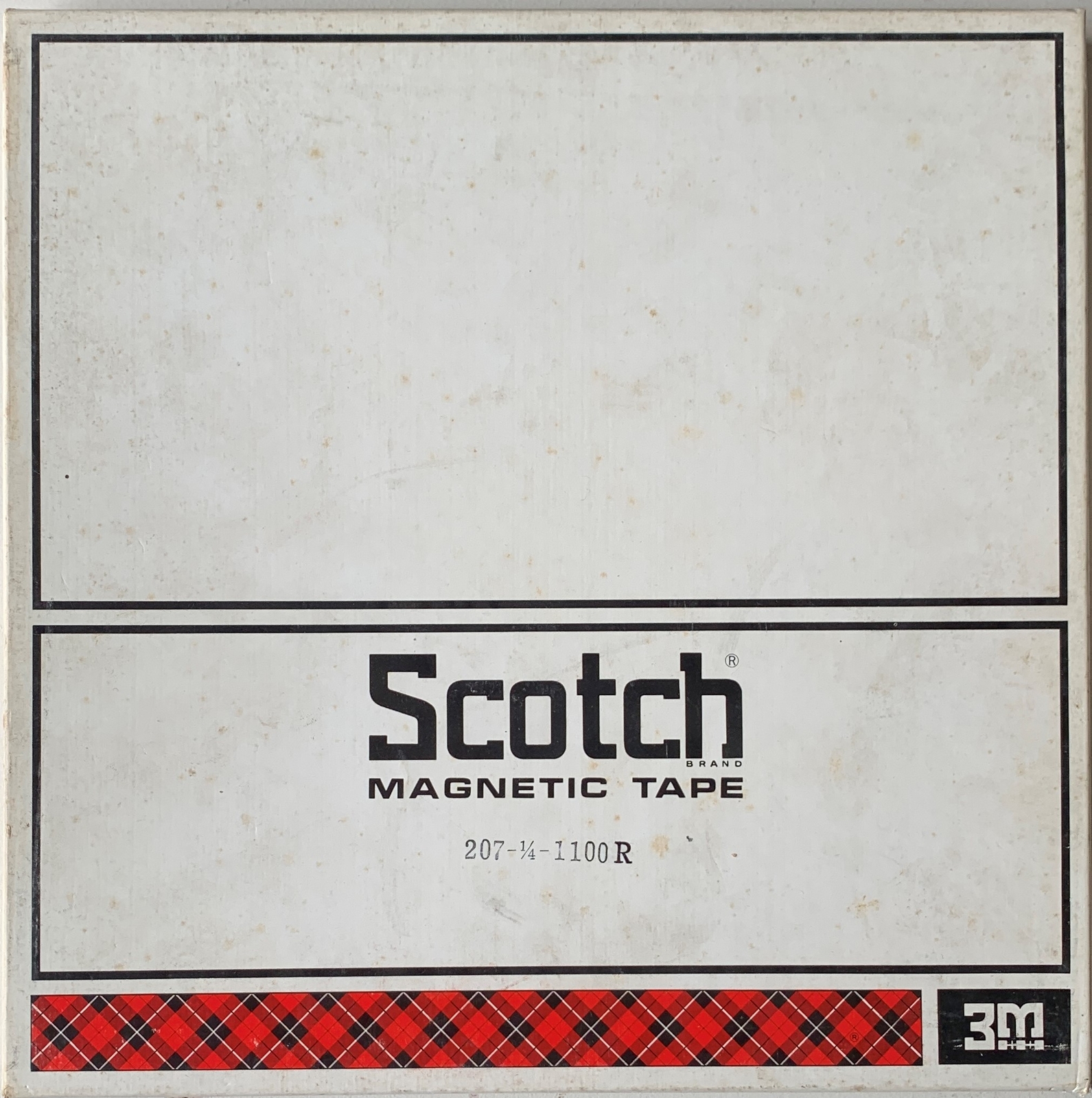 Scotch 207 Mastering Recording LP, 10″ Plastic, 3600 ft