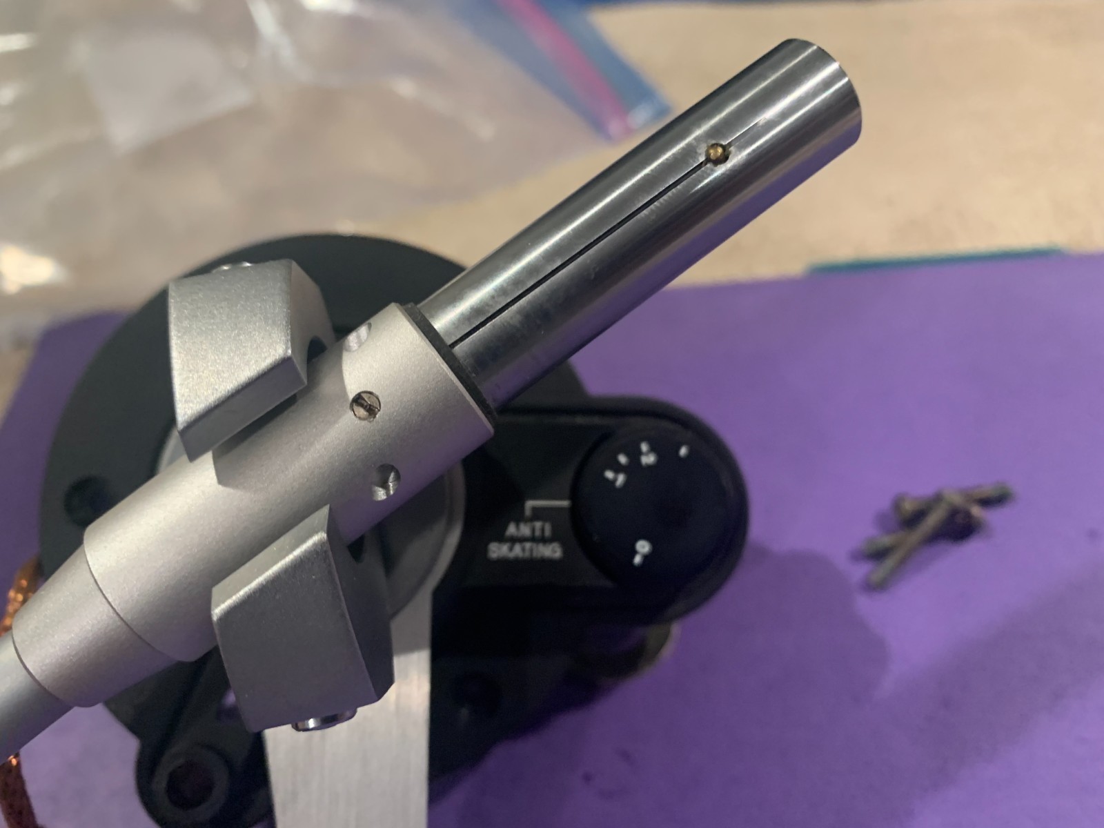 Project/One DR-770 Stereo Turntable Parting Out – Tonearm Assembly