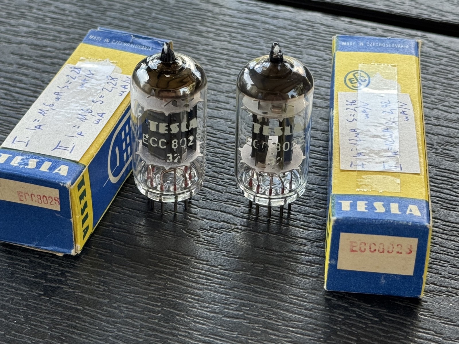 ECC802S TESLA NOS NIB 1 matched pair