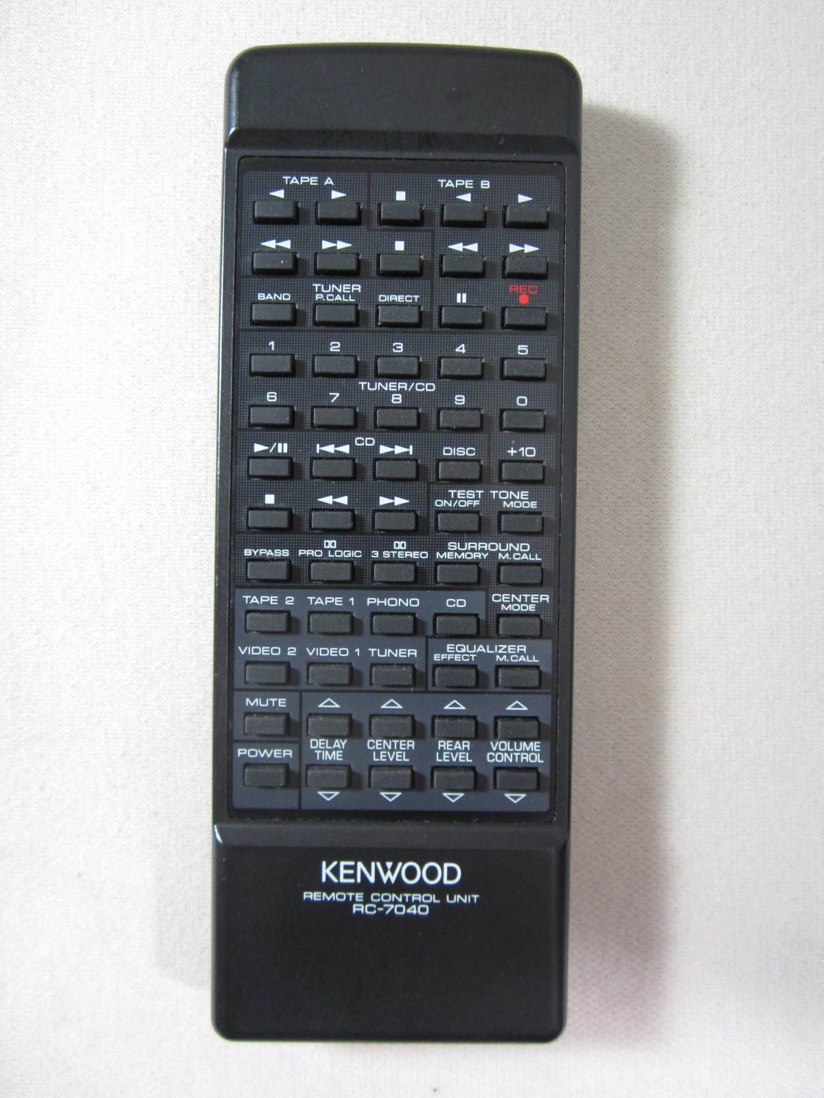 Vintage Kenwood KR-V7040 Stereo Receiver with Remote RC-7040 Tested