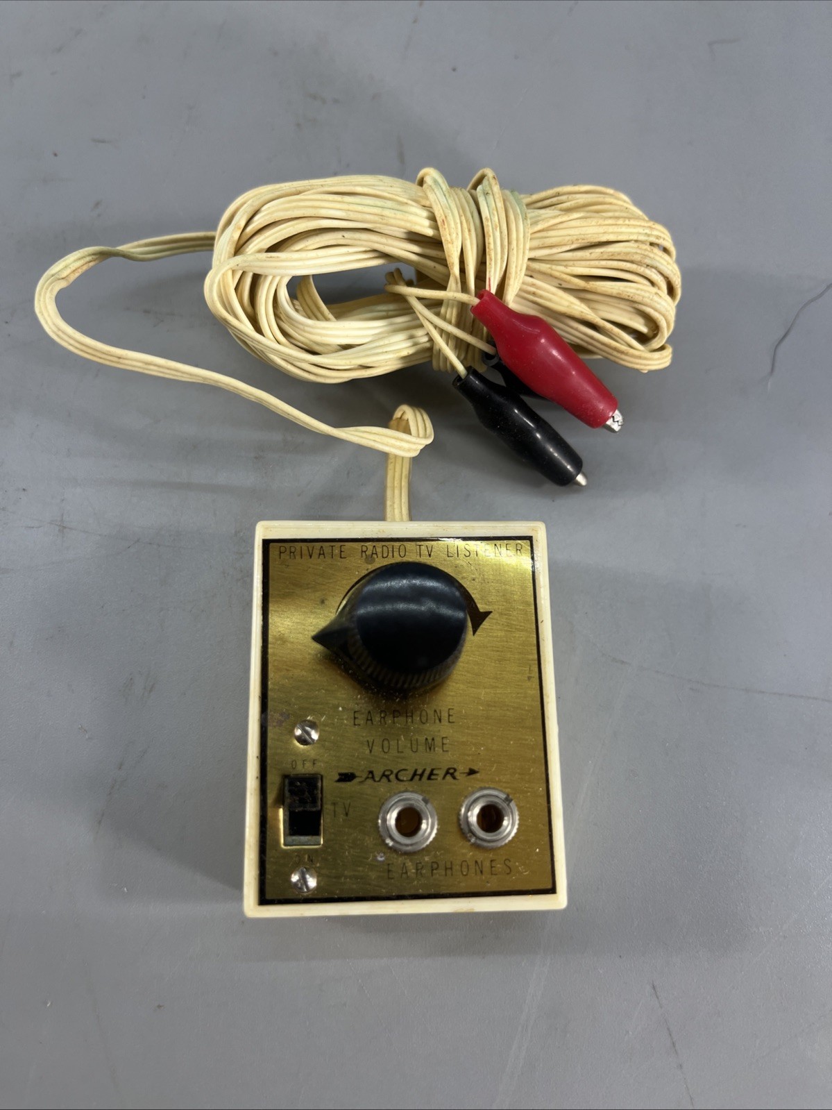 VTG AudioTex Remote Sound Control Earphones GC Electronic Personal Listening