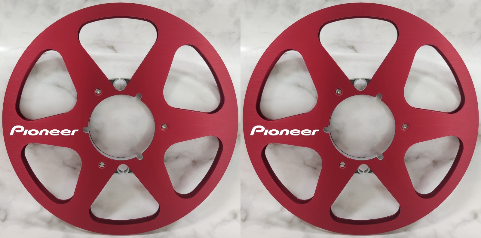 One Pair 10.5” black Pioneer Tape reel High Quality Aluminum Take Up Reel
