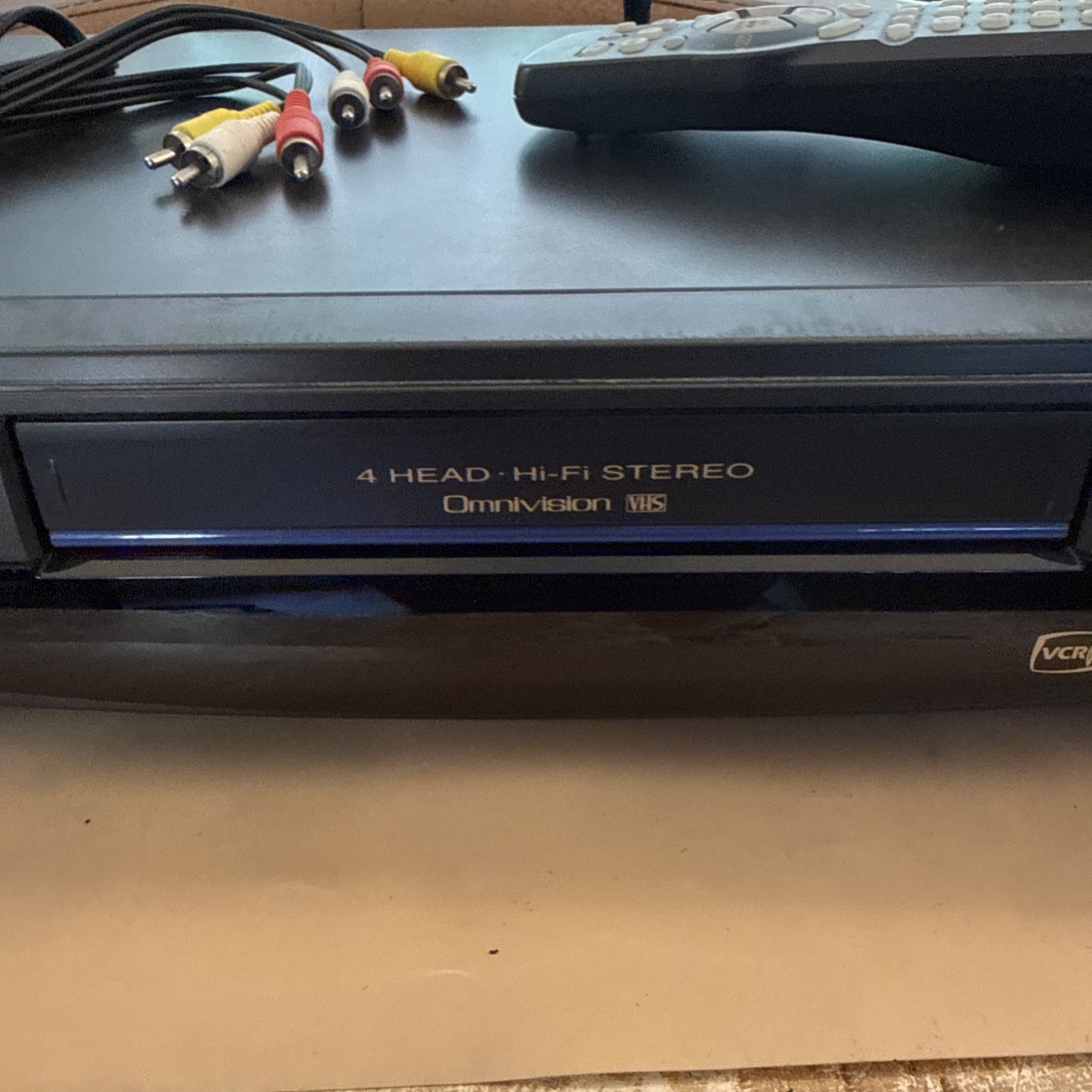 Panasonic VCR Plus PV-966H Blue Line 4 Head Hi-Fi Stereo Omnivision w/ Remote