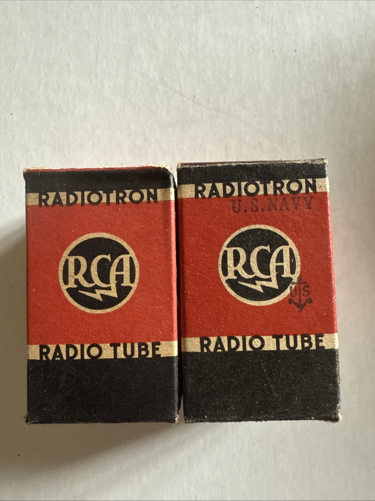 2 RCA JRC 6F4 Acorn Vacuum Tubes Vintage 2-Watt Power Triodes Radiotron TU1