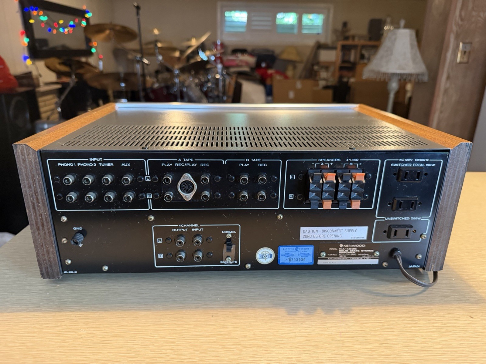Kenwood Solid State Stereo Integrated Amplifier KA-4006 Full Fresh Servicing🔥🎶
