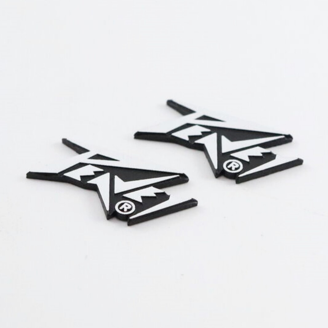 PEAVEY logo badge replacement piece Aluminum 26mm(1.02″)X13mm(0.51″)