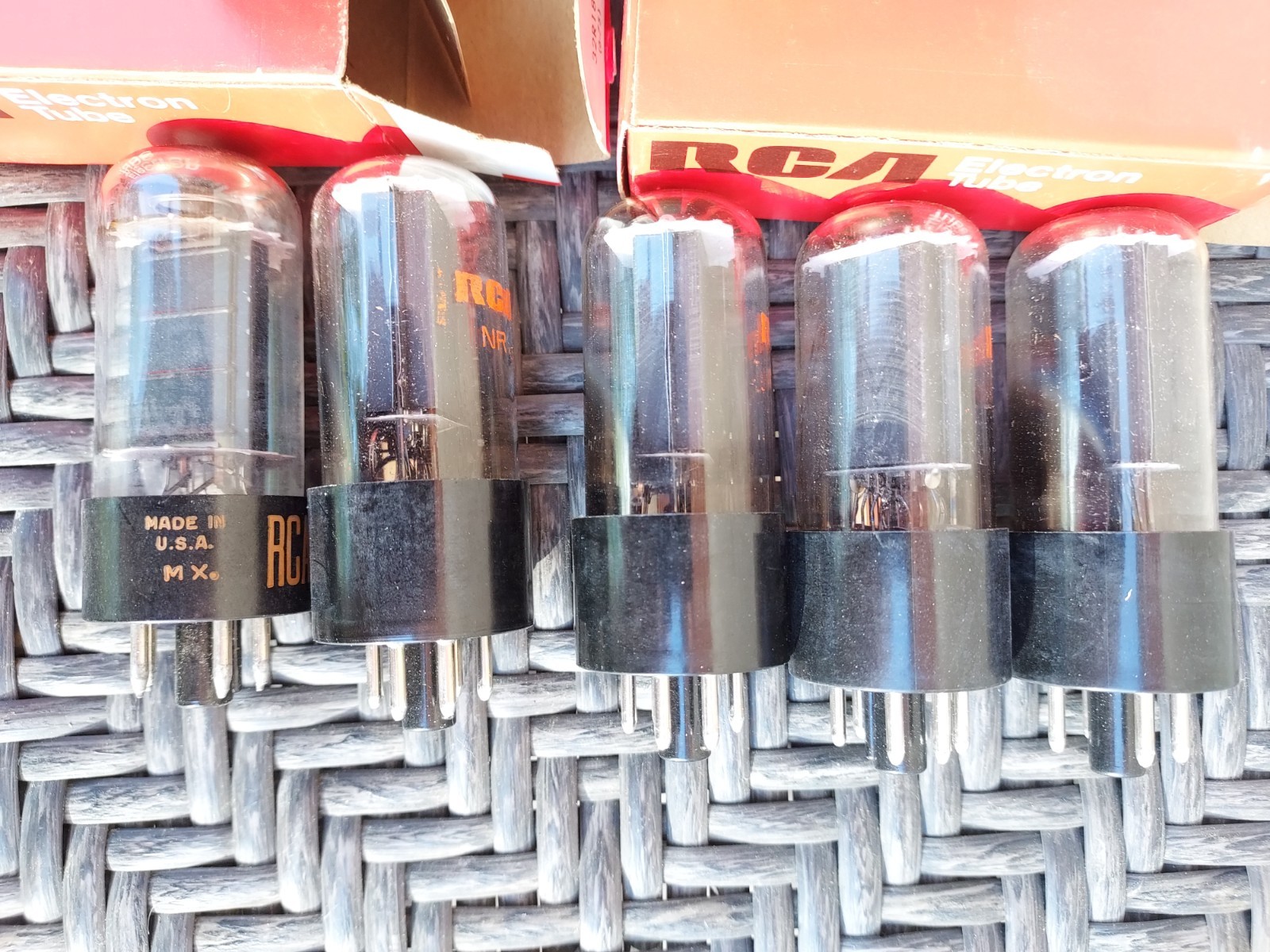RCA 6W6GT Amplifier Electron Tubes – lot of 5